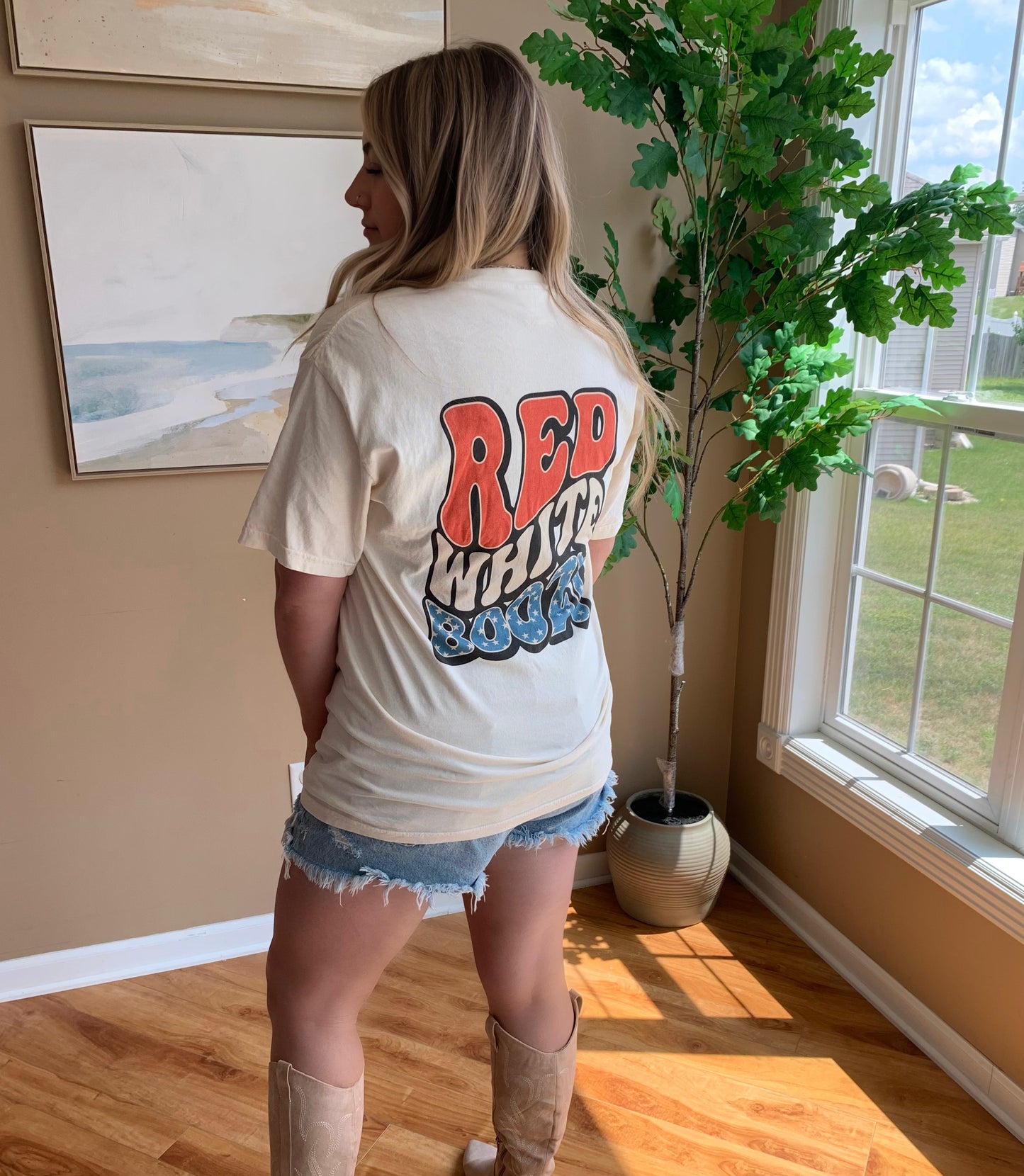 Red, White, Boozy Tee