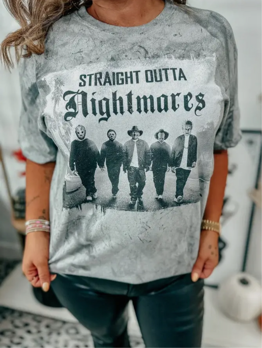 Straight Outta Nightmares Halloween Tee