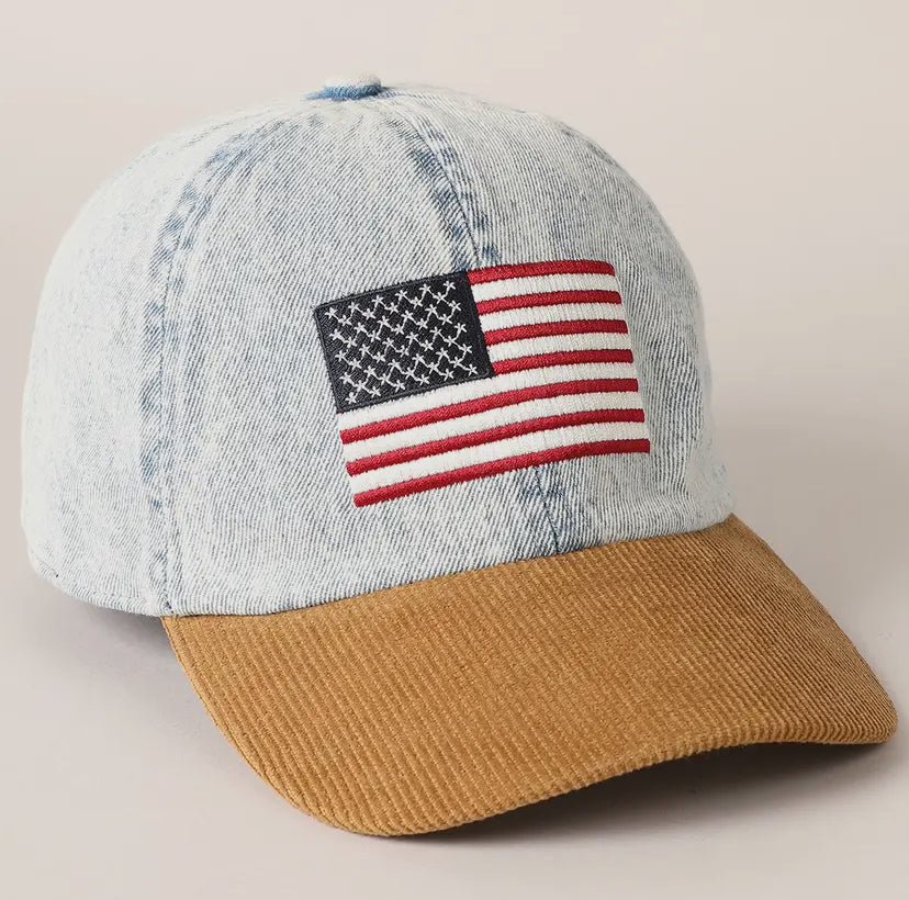 USA Embroidered Baseball Hat