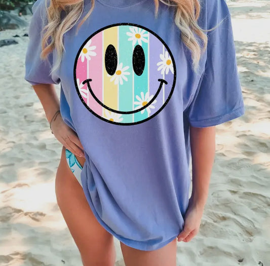 Summer Smiley Graphic Tee