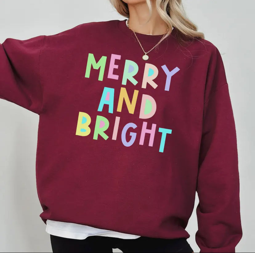 Merry and Bright Crewneck