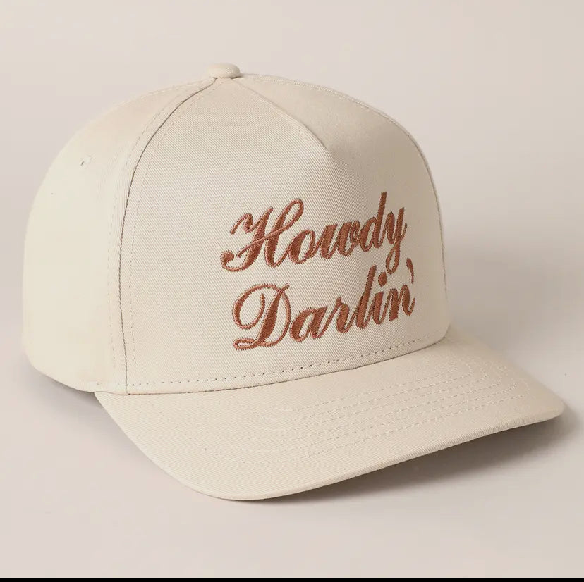 Howdy Darlin’ Embroidered Trucker Hat