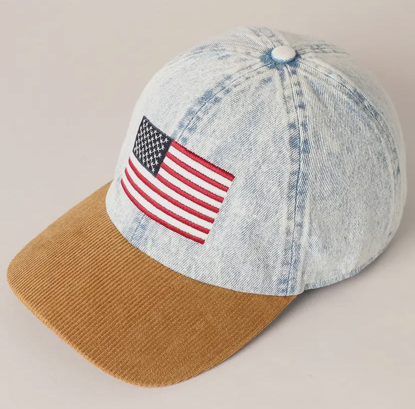 USA Embroidered Baseball Hat